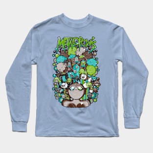 METWOPOWIS DOODLE ILLUSTRATION Long Sleeve T-Shirt